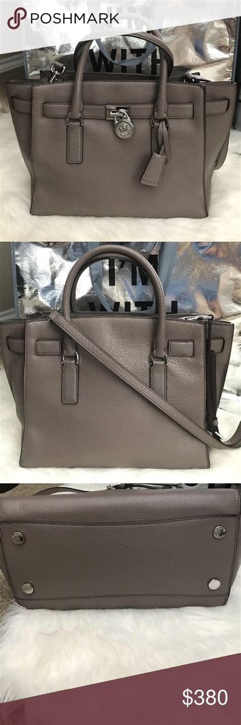 Michael Kors Hamilton Traveler Large Apple Leather 